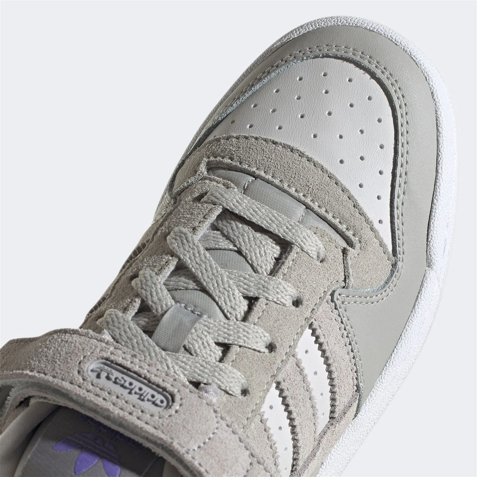 adidas Originals Womens Forum Low Shoes - Grey Purple