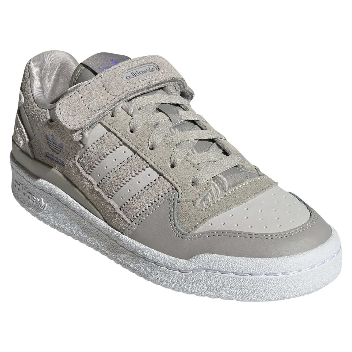 adidas Originals Womens Forum Low Shoes - Grey Purple