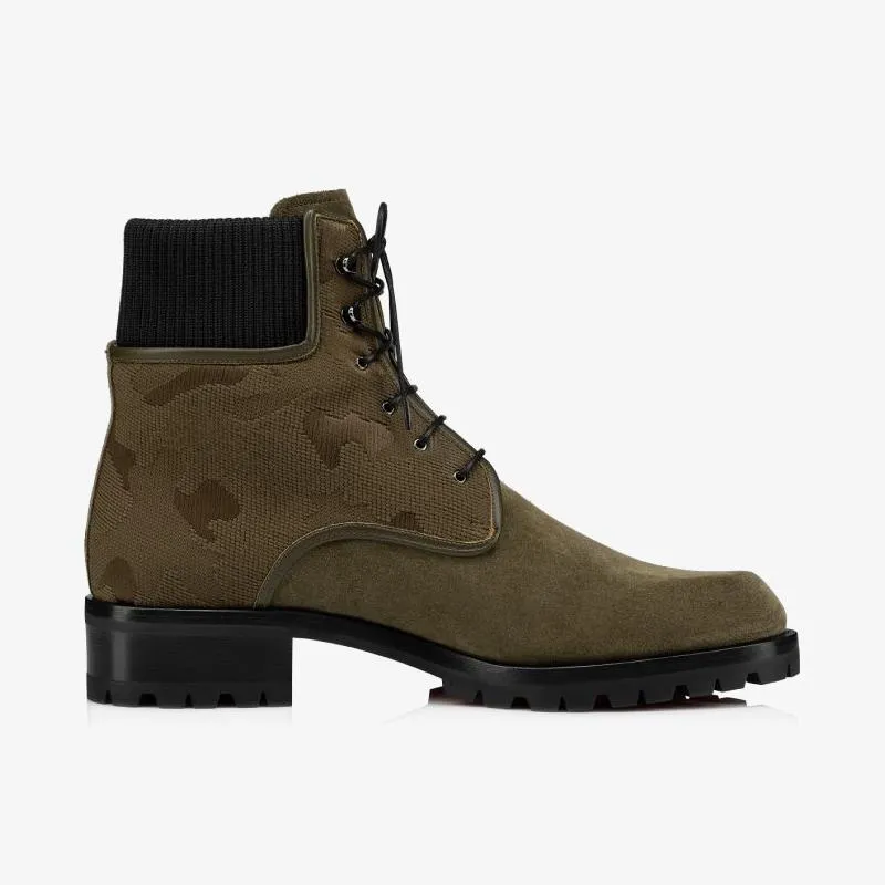 Brown Camouflage Boot