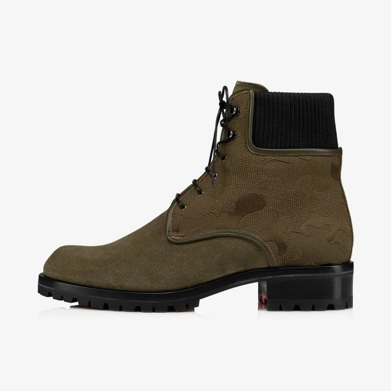 Brown Camouflage Boot