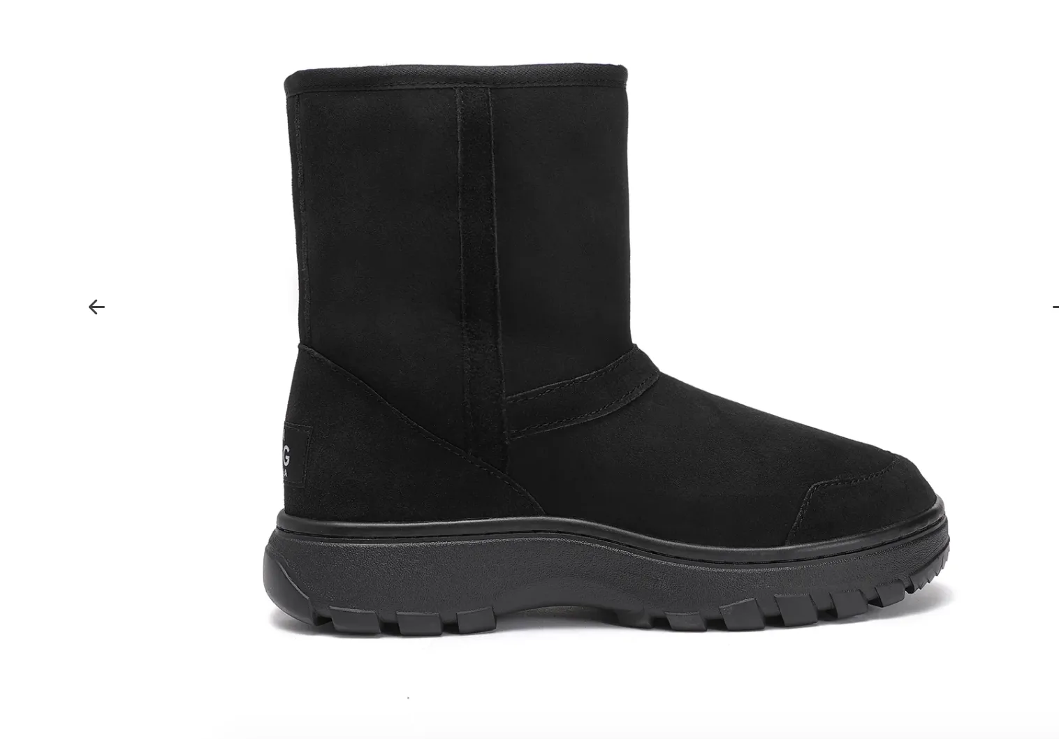 HIKING LOW BOOT - CLASSIC MEN'S WOMEN'S GENUINE AUSTRALIAN SHEEPSKIN BOOT WITH HEAVY DUTY OUTDOOR SOLE
