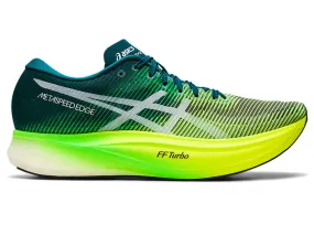 Men's Asics Metaspeed Edge , Velvet Pine/Safety Yellow, 8 D Medium