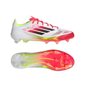 Men's F50 League FG Soccer Cleat - Cloud White/Core Black/Solar Yellow - Regular (D)
