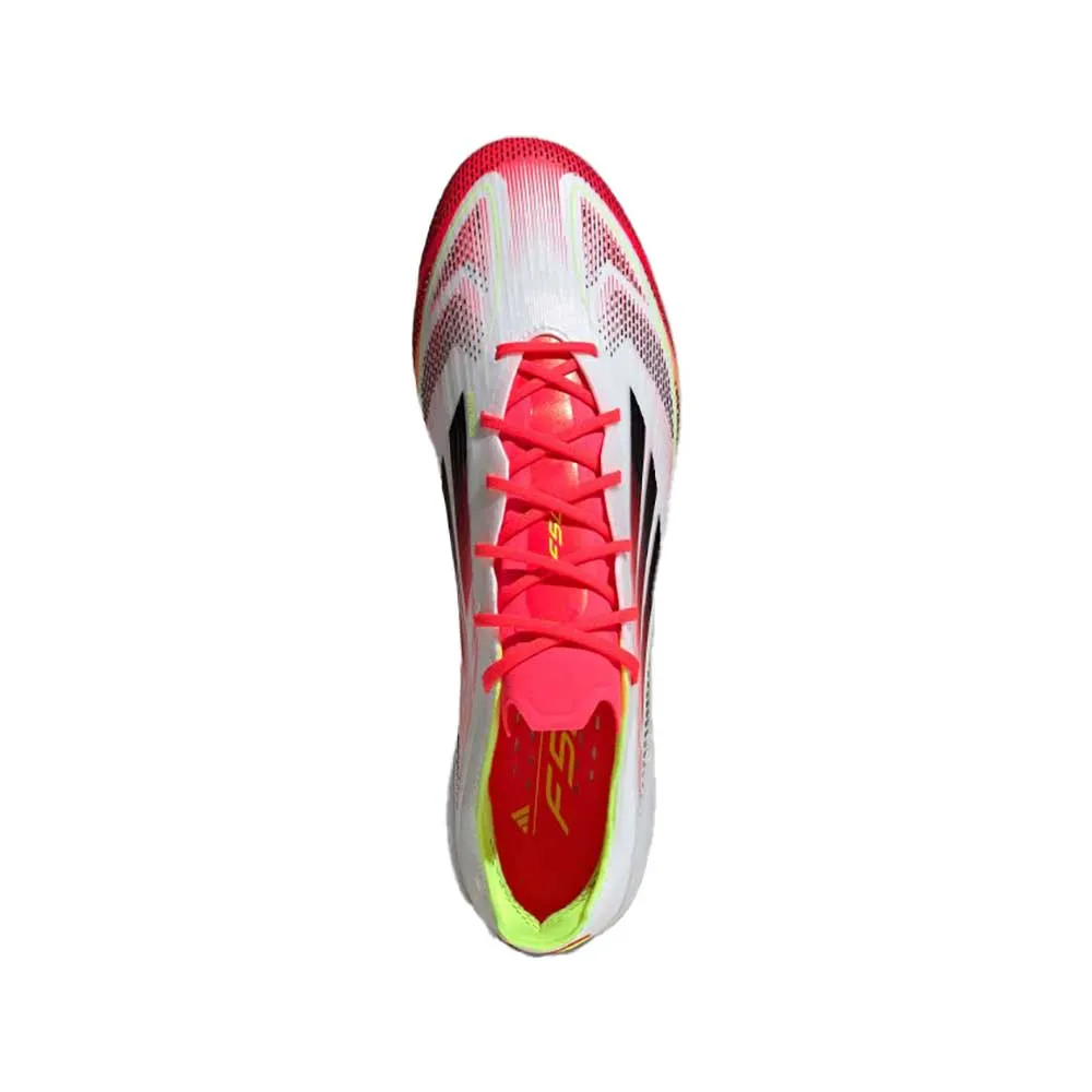 Men's F50 League FG Soccer Cleat - Cloud White/Core Black/Solar Yellow - Regular (D)