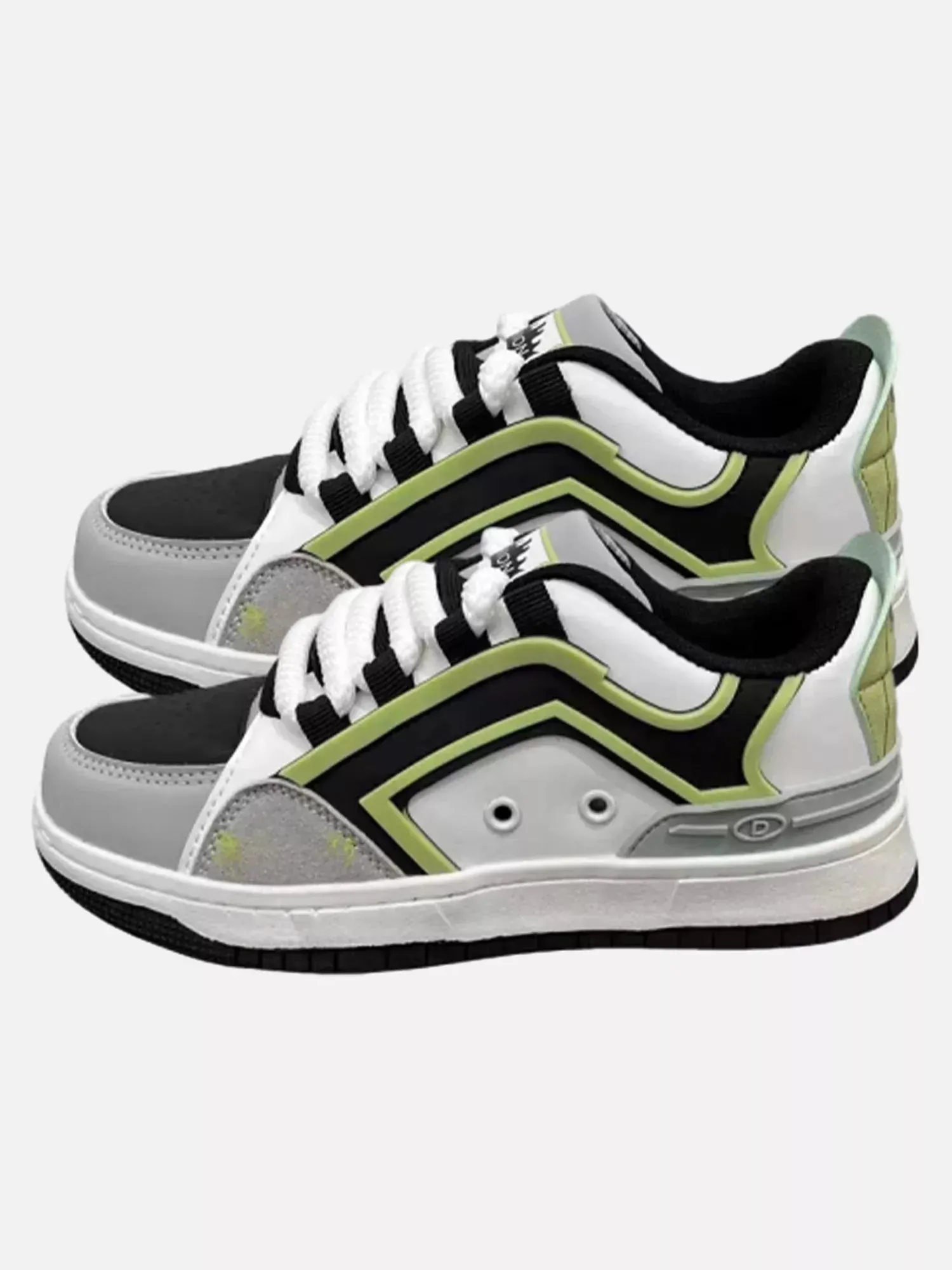 Niceprimes College Style Contrasting Moral Training Retro Sneakers