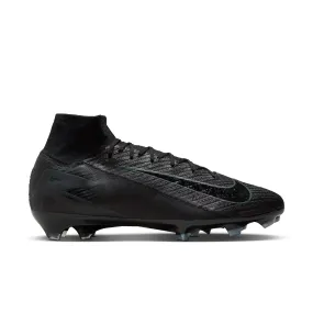 Nike Zoom Superfly 10 Elite FG/MG Firm Ground Socer Cleats - Black/Black-Deep Jungle
